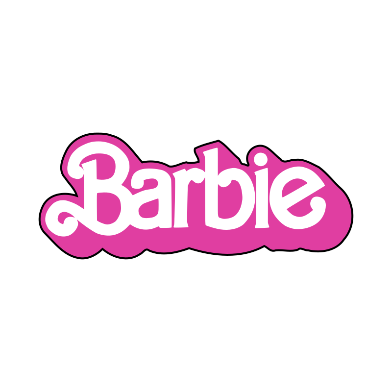Barbie logo cookie cutter with stamp – Frosted Cutters