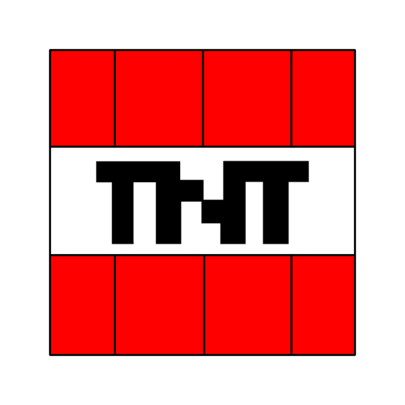 Minecraft TNT cookie cutter and stamp