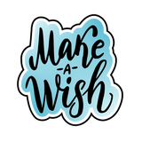 Make a wish lettering cookie cutter and stamp