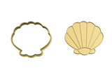 Seashell cookie cutter and stamp