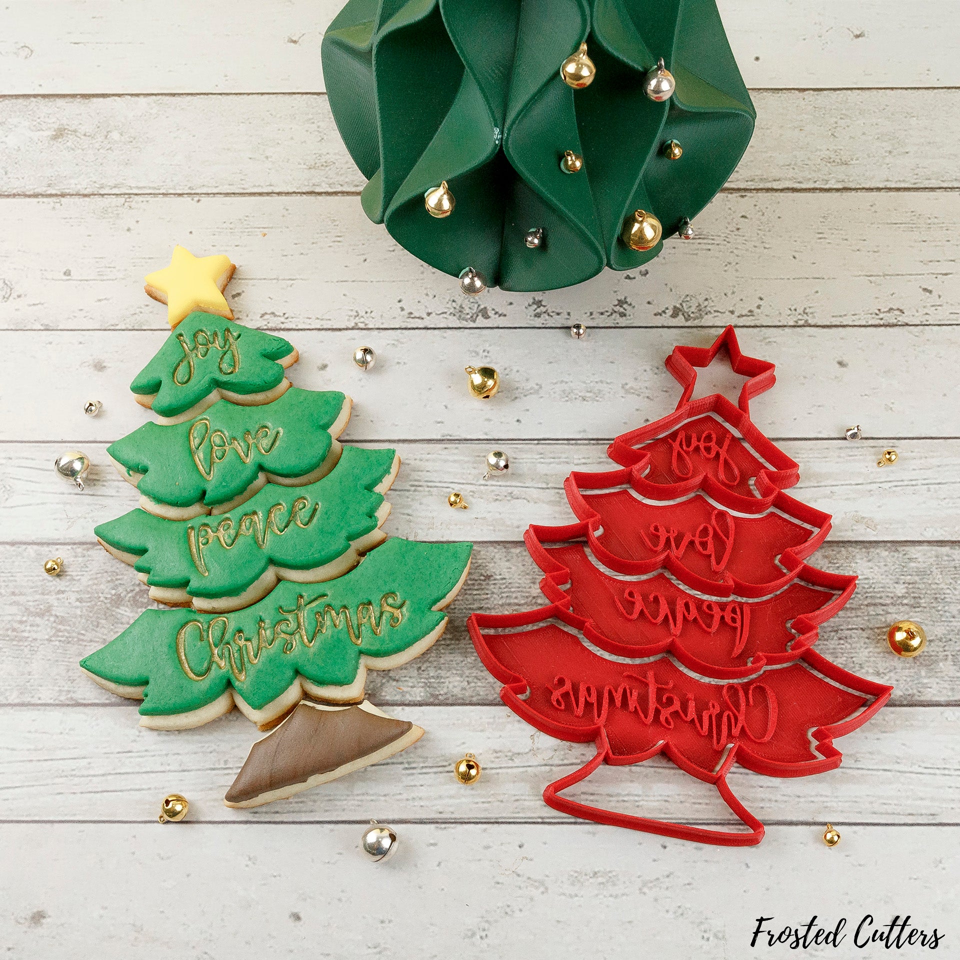 Christmas Tree Puzzle Cookie Cutter - Lekue - OliveNation