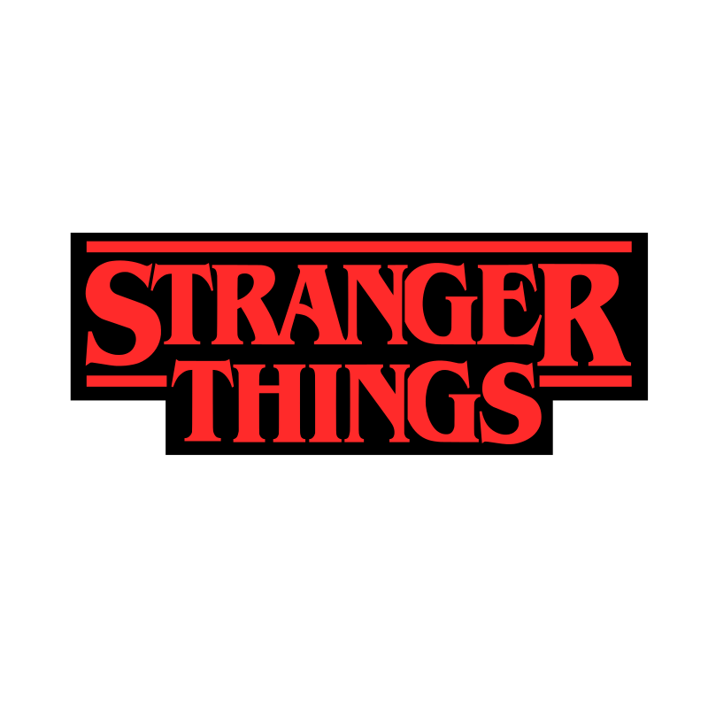 Stranger things logo cookie cutter and stamp – Frosted Cutters